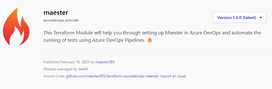 Maester Terraform Module